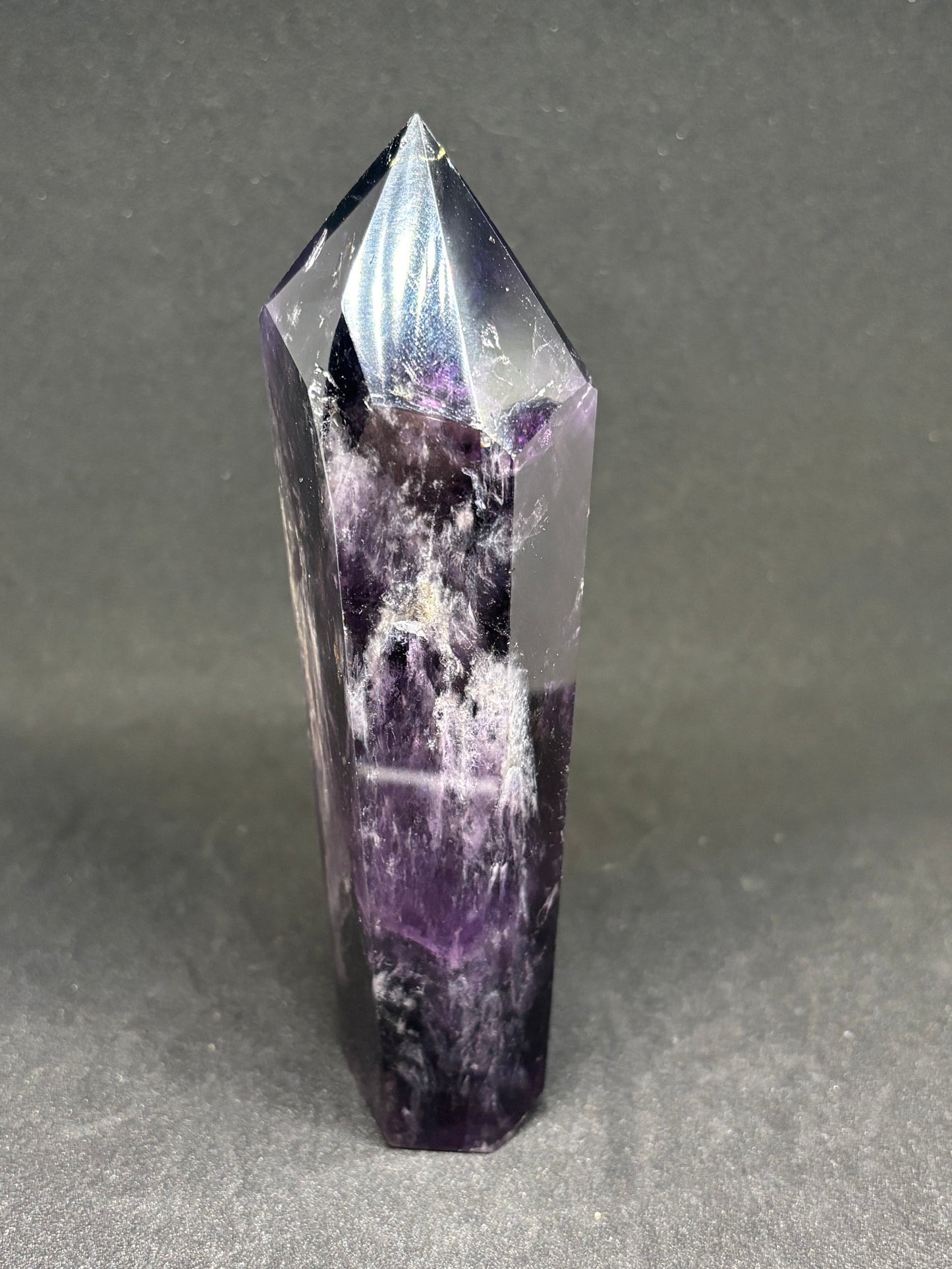 Dark Purple Amethyst Freeform - 10cm Chunky Natural Crystal 94g